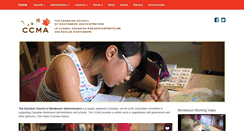 Desktop Screenshot of ccma.ca