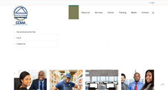 Desktop Screenshot of ccma.org.za