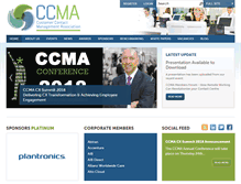 Tablet Screenshot of ccma.ie